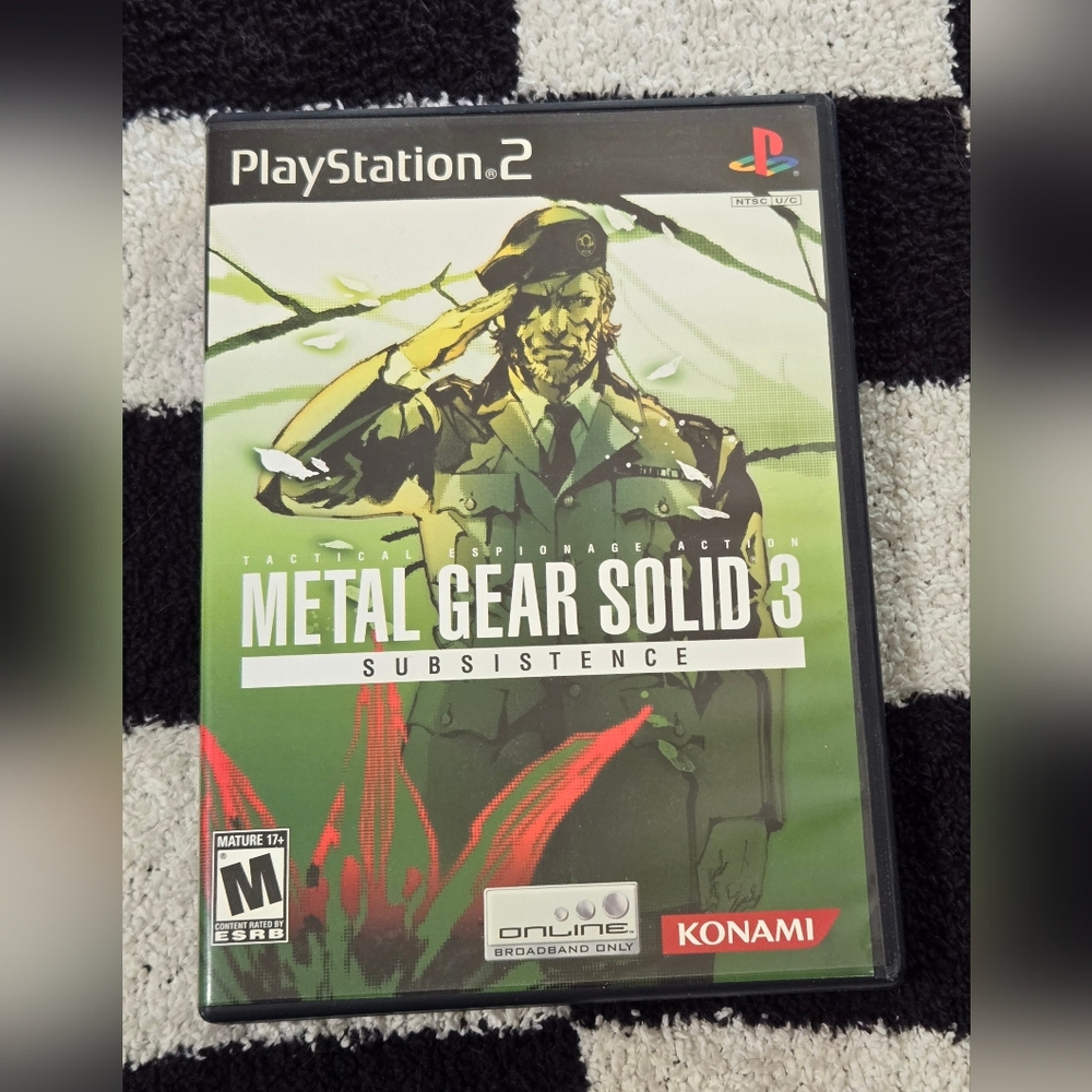 Metal Gear Solid 3 Subsistence for Playstation 2